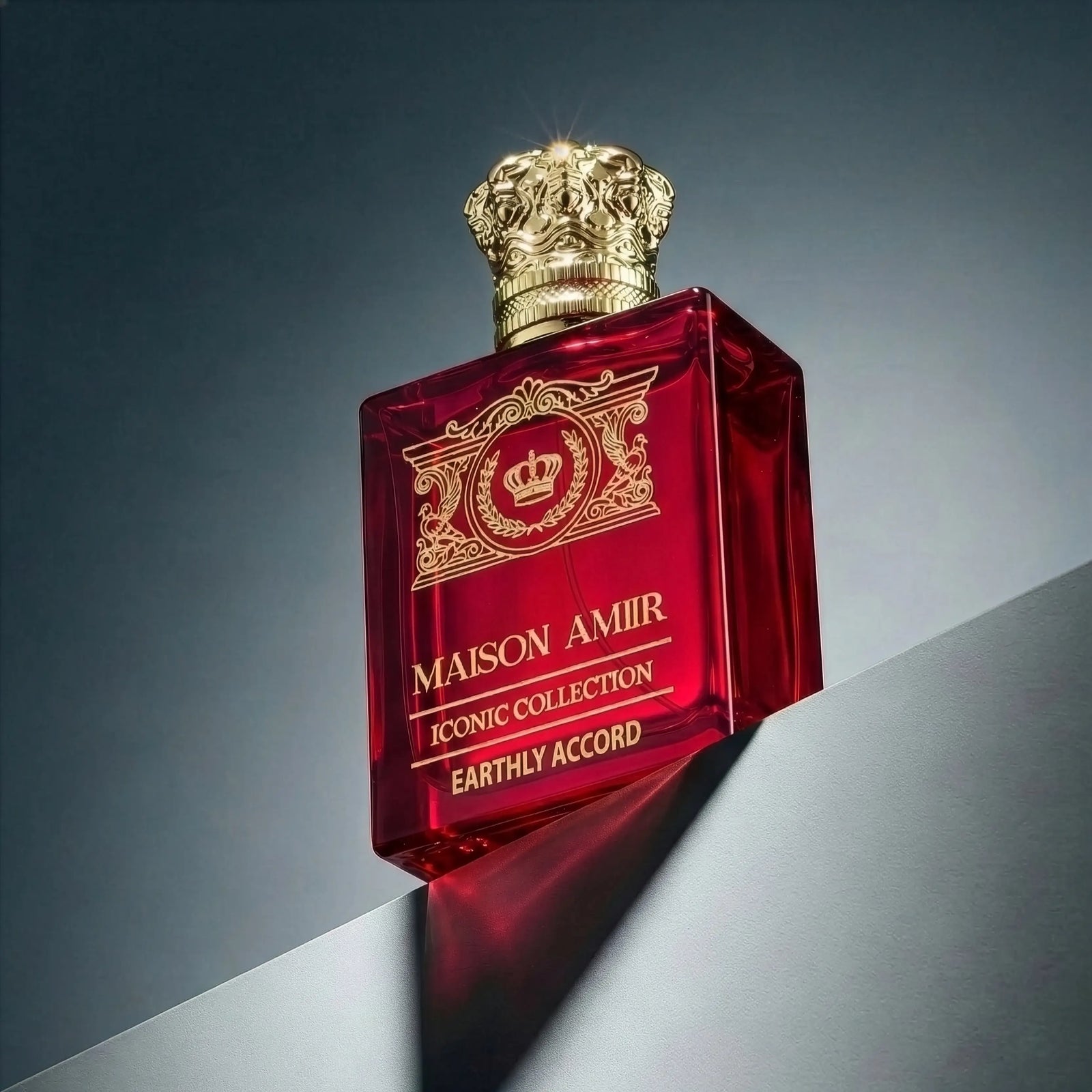 Maison Amiir Earthly Accord earthy woody perfume for men long lasting office wear fragrance vetiver citrus notes