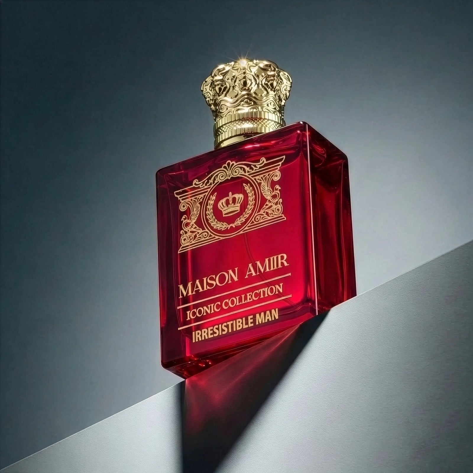 Maison Amiir Irresistible Man bold spicy sweet perfume for men long lasting evening party fragrance amber spicy notes